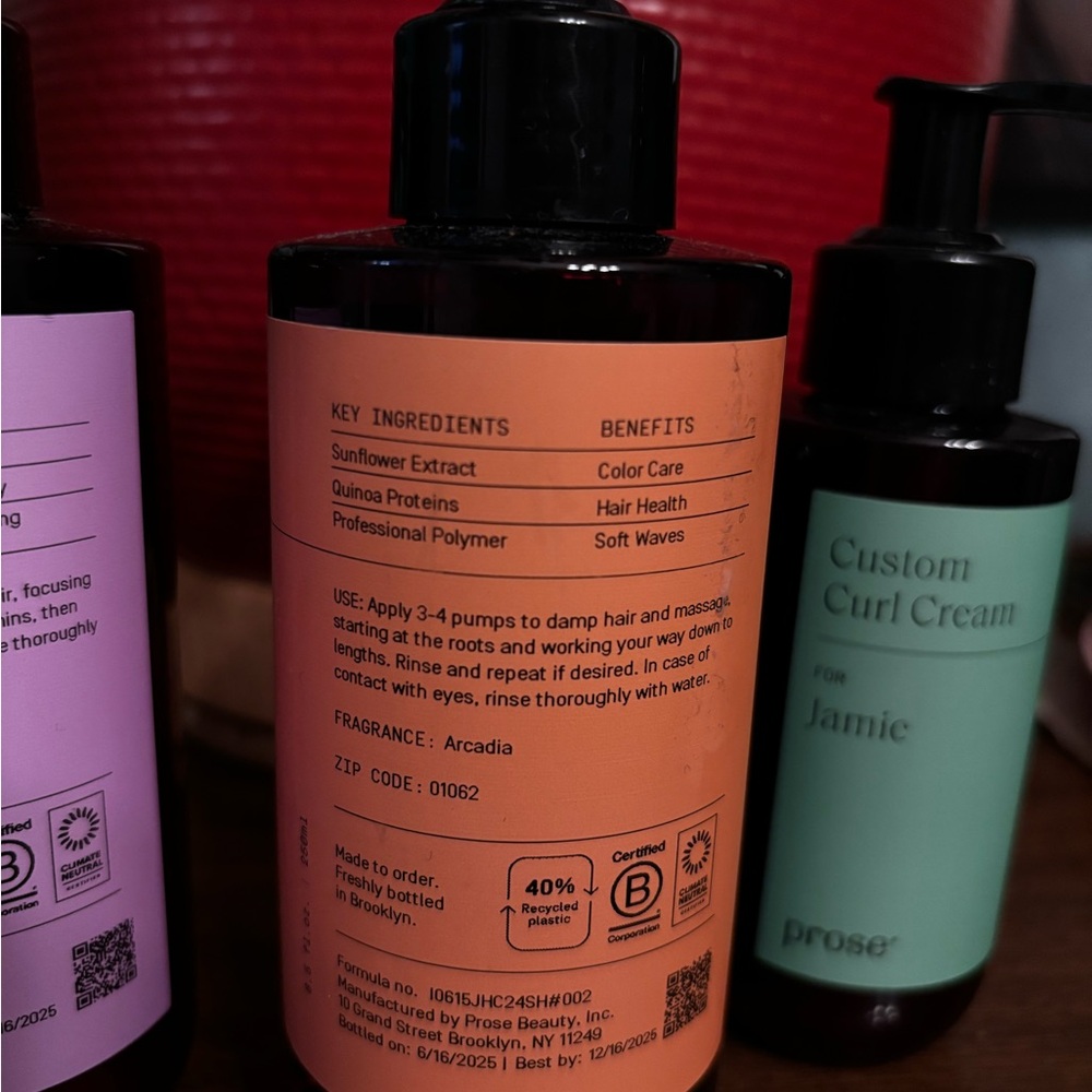 Prose Custom Hair Care Set, color care, soft waves, Arcadia scent - Picture 4 of 6